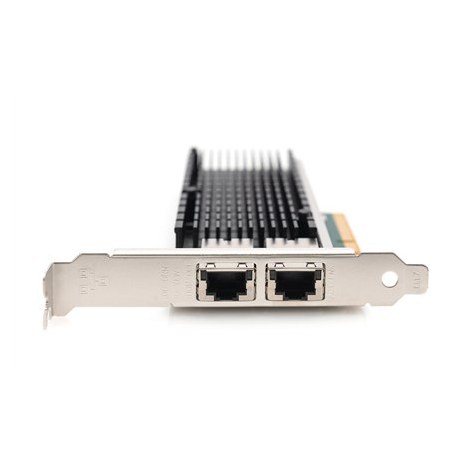 Digitus 10Gbps Dual Port Ethernet Server adapter PCIe X8, Intel X540 BT2 - 2